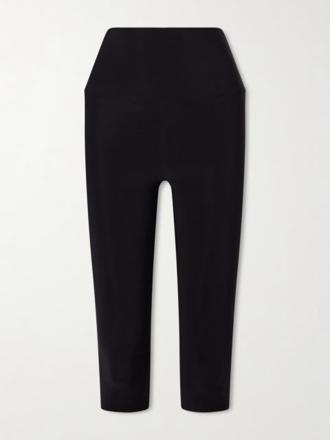 Pedal Pusher Cropped Stretch-jersey Leggings