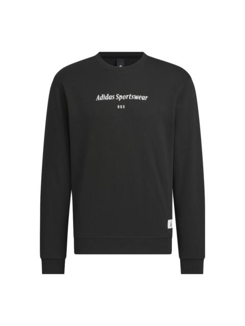 adidas Sportswear Lounge Sweatshirt 'Black' IQ1369