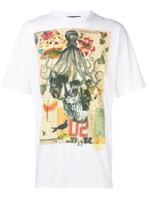 DSQ2 print T-shirt