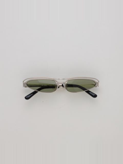 Norma Cat Eye Sunglasses in Silver