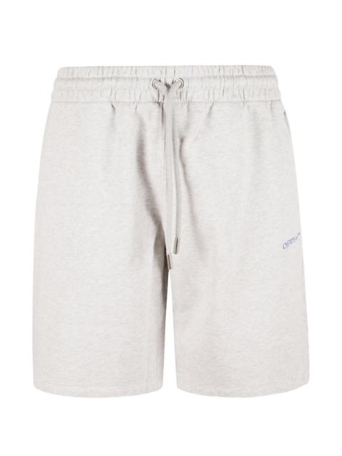 drawstring graphic-print shorts