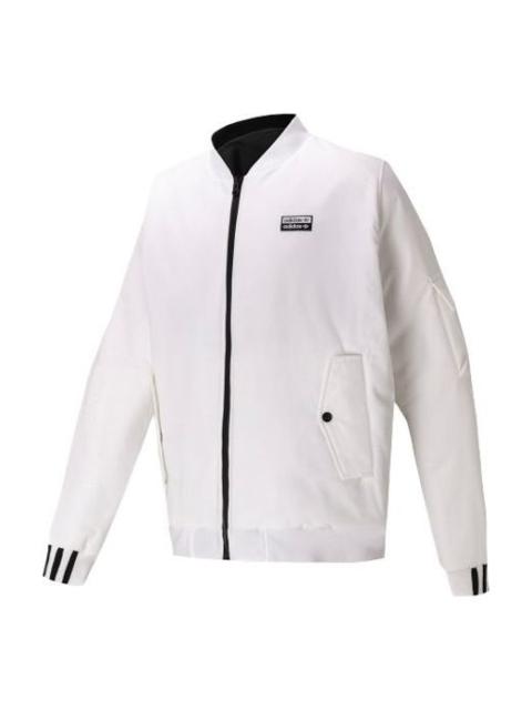 adidas originals Sports reversible aviator Jacket White FT6896