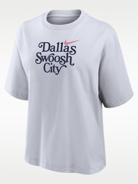 Nike Swoosh Cities Dallas Women's Short-Sleeve Boxy T-Shirt