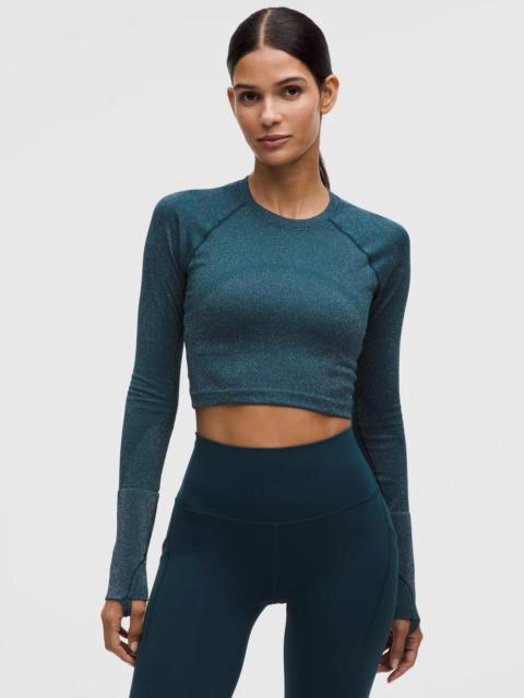 Swiftly Tech Cropped Long-Sleeve Shirt 2.0 *Sparkle