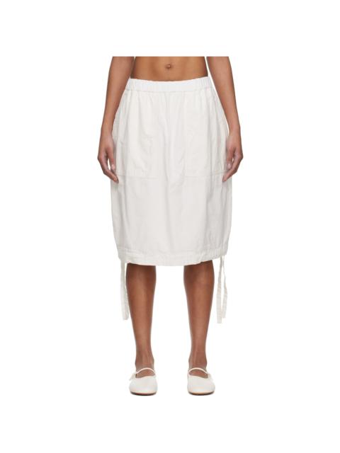 Off-White Balloon Midi Skirt