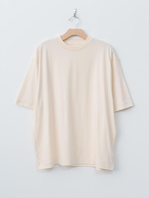 Silk Cotton S/S Tee Wide - Ivory