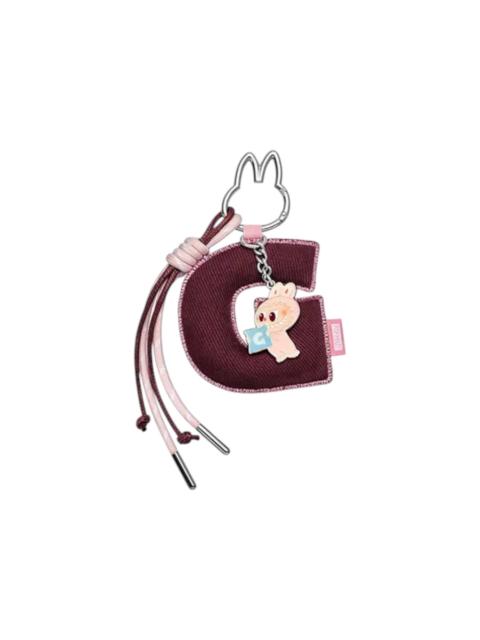 Pop Mart Labubu The Monsters Pin for Love Series "G" Letter Pendant