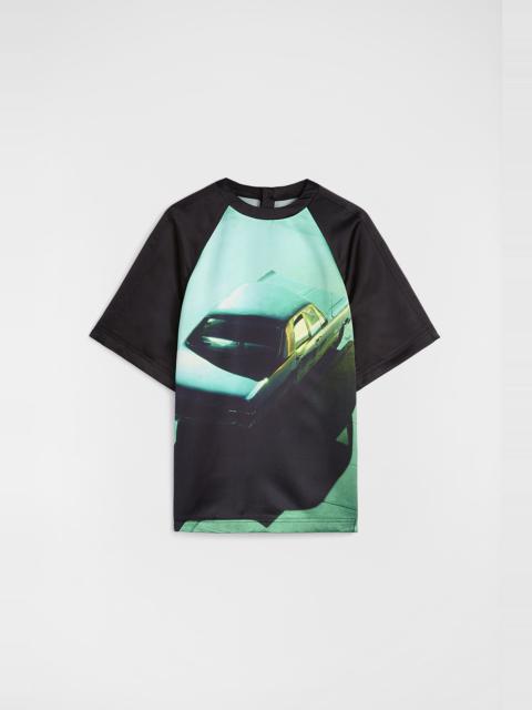 Satin Printed T-Shirt