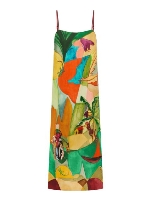 Mokshini Embellished Midi Dress