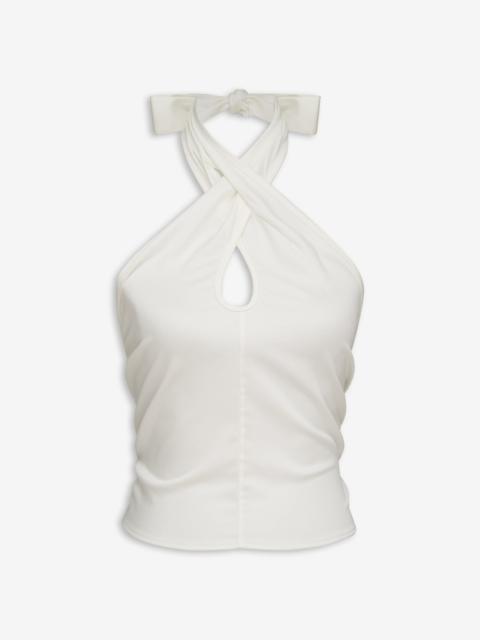 CROSS-TIE TOP WHITE