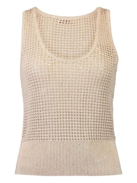scoop-neck top