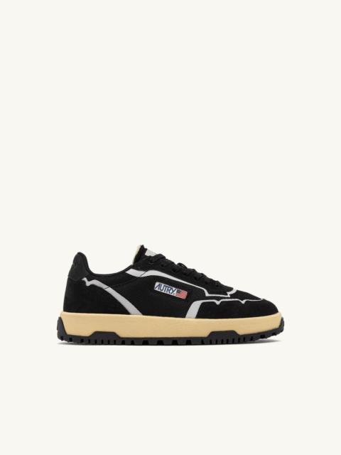 WILDPACE LOW SNEAKERS IN BLACK DRAGON MESH AND SUEDE
