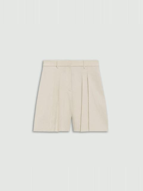 Pleated Short in Good Linen