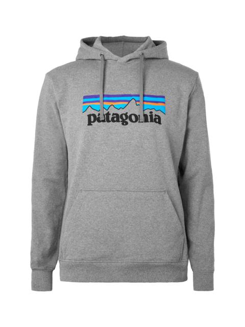 P-6 Logo Uprisal Printed Mélange Fleece-Back Jersey Hoodie