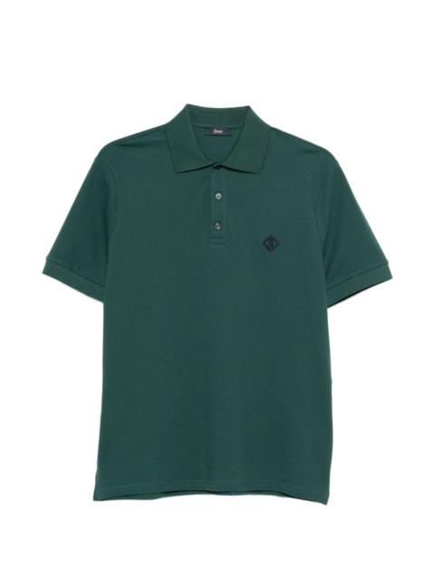 Short sleeve logo polo shirt