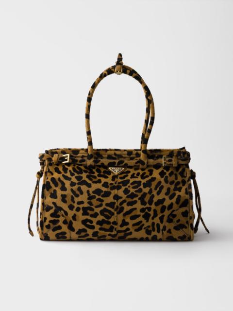 Prada Bonnie large printed leather handbag