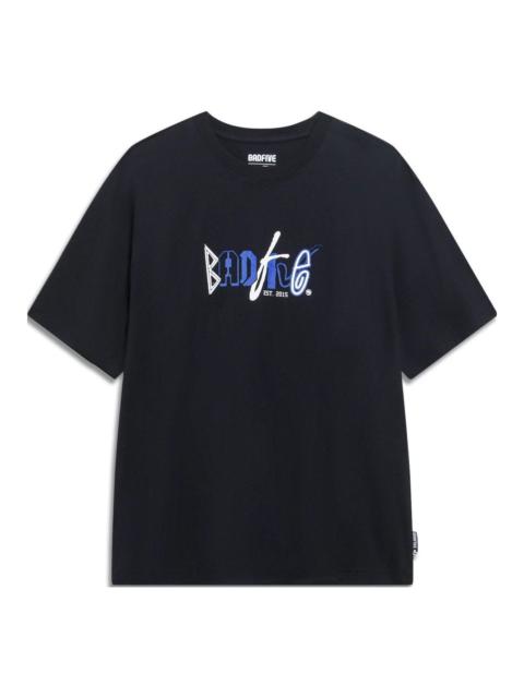 Li-Ning BadFive Graphic T-shirt 'Black' AHST283-2