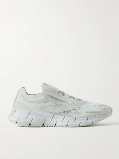 + Maison Margiela Project 0 ZS Memory Of appliquéd Rubber-Trimmed Felt Sneakers