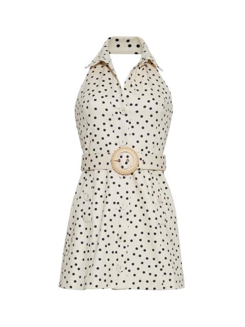 Parker Mini Dress
Tailored Polish, Halter Charm