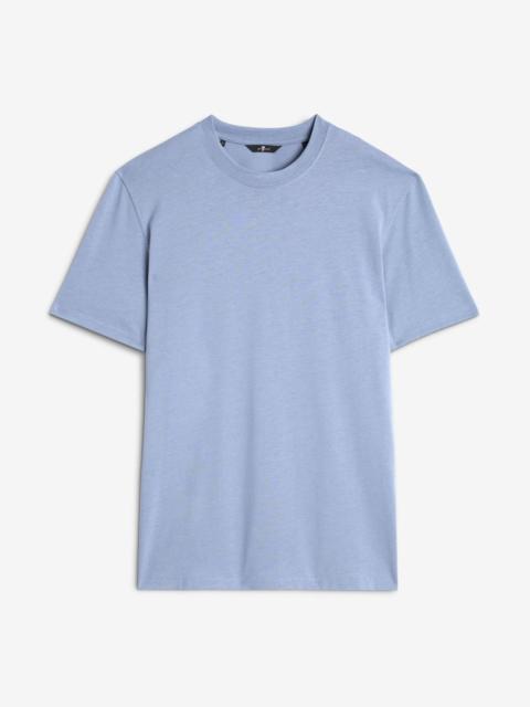 Lyocell Crewneck Tee in Slate Blue