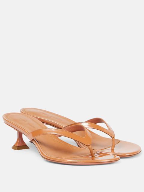 Juliette 45 patent leather thong sandals