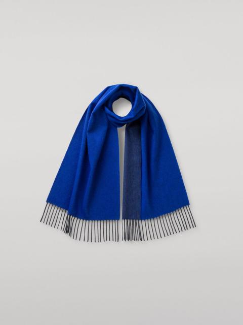 Bard Grey & Blue Cashmere Scarf