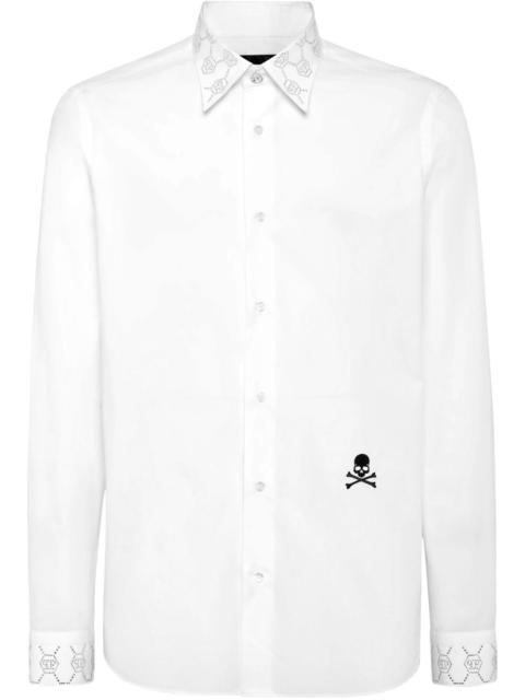 monogram-embellished shirt