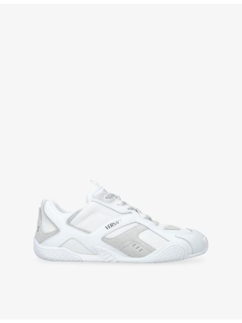 Galaxia Leather and Mesh Trainers