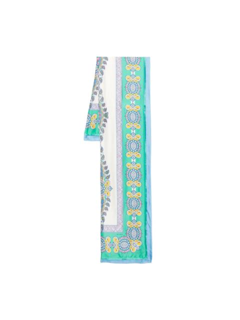 paisley-print scarf