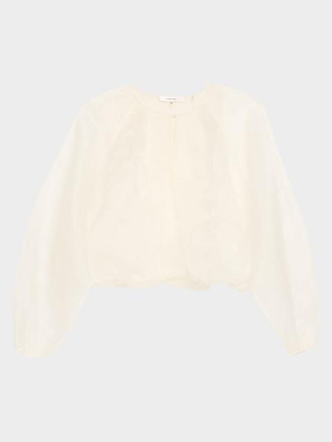 The Sheer Balloon Blouse