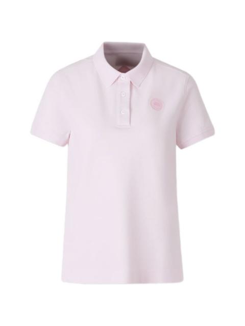Almira logo-patch polo shirt