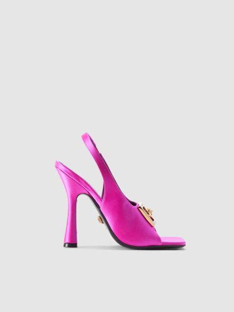 Versace Women's Medusa Crystal Pink Heels