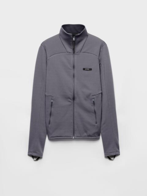 Technical fabric blouson jacket