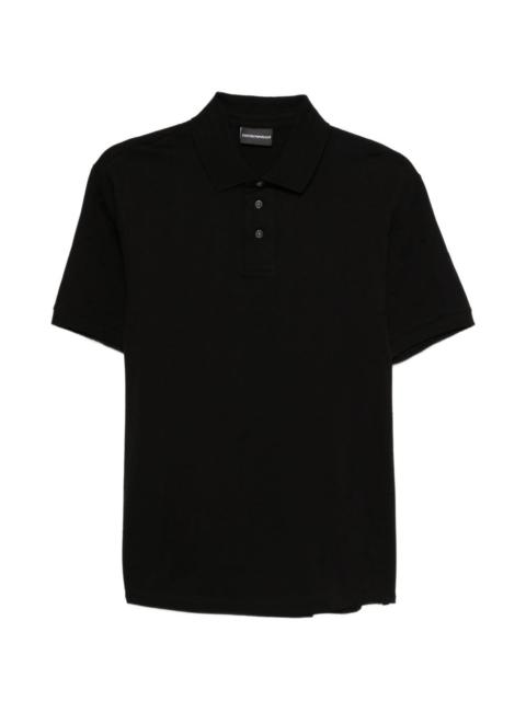 buttoned polo shirt