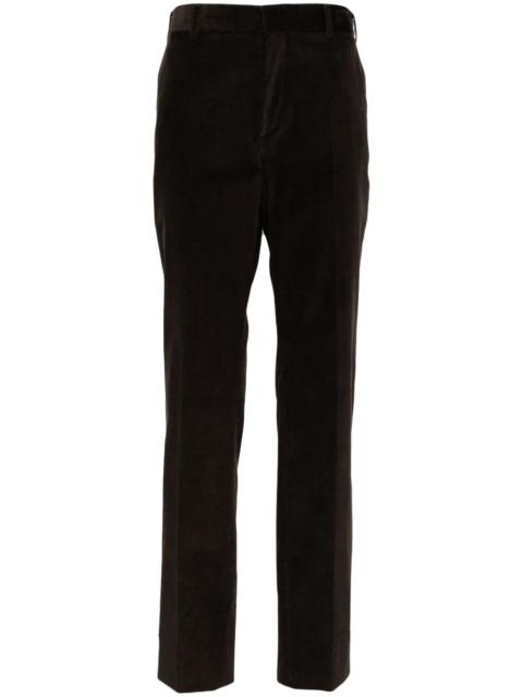 tailored straight-leg trousers