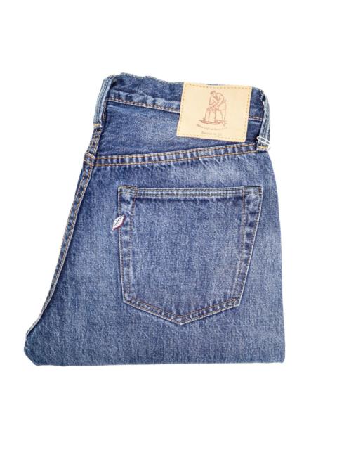 USED-019-ID 14oz Relaxed Taper Natural Used Wash