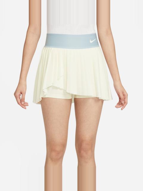 (WMNS) Nike Dri-FIT Advantage Skirt 'White Teal' HF6596-134