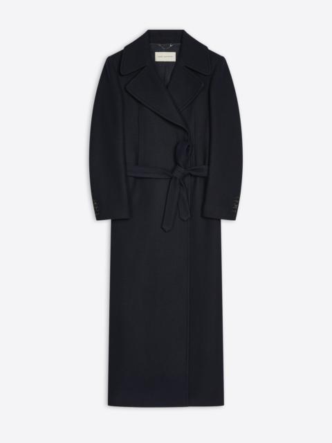 FLOOR LENGTH WOOL COAT