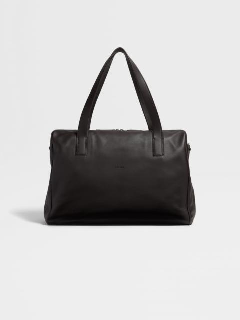 DARK BROWN SECONDSKIN BUSINESS BAG