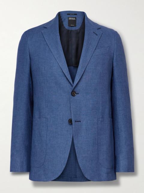 Oasi Linen Suit Jacket Navy