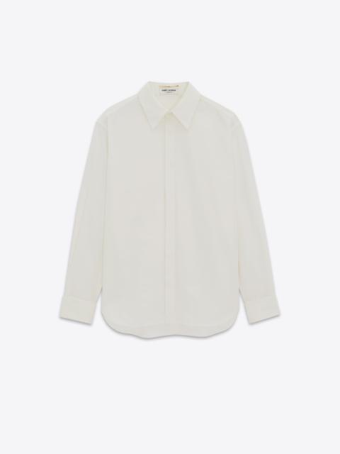 boyfriend shirt in cotton poplin