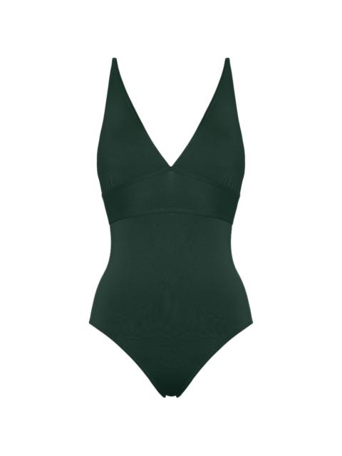 Larcin green swimsuit
