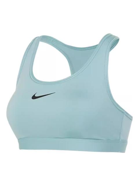 (WMNS) Nike Swoosh Medium Support Padded Sports Bra 'Mineral' DX6822-309