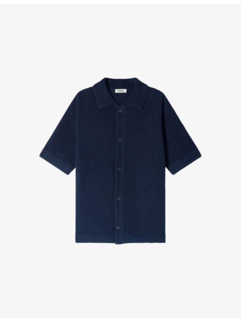 Jute Short-Sleeve Woven Shirt
