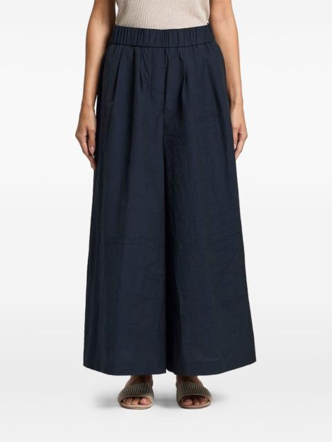 elasticated palazzo pants