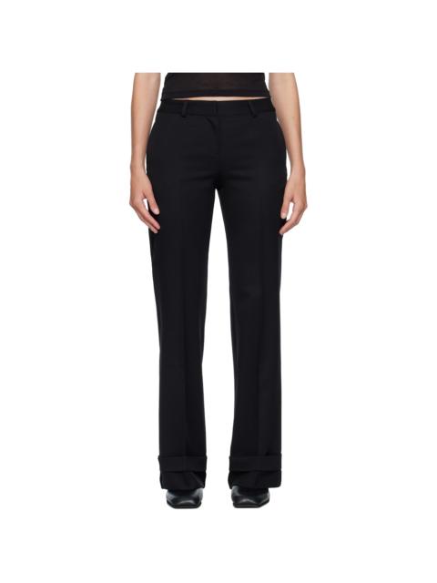 Black Hip Trousers