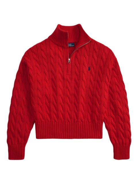 half-zip sweater