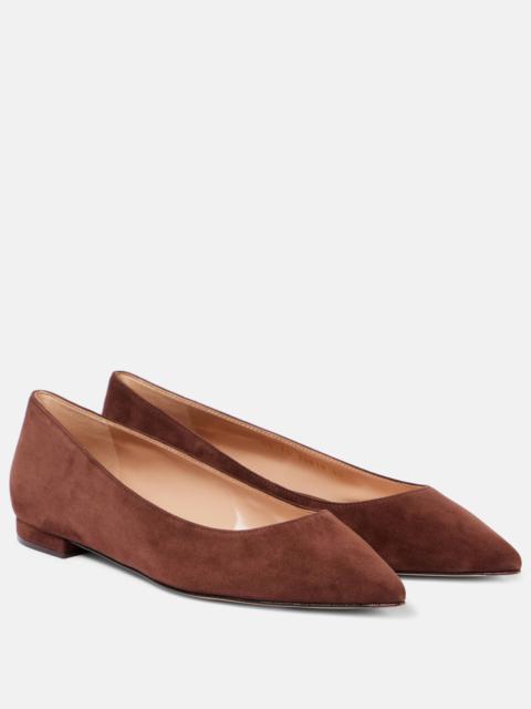 Gianvito suede ballet flats