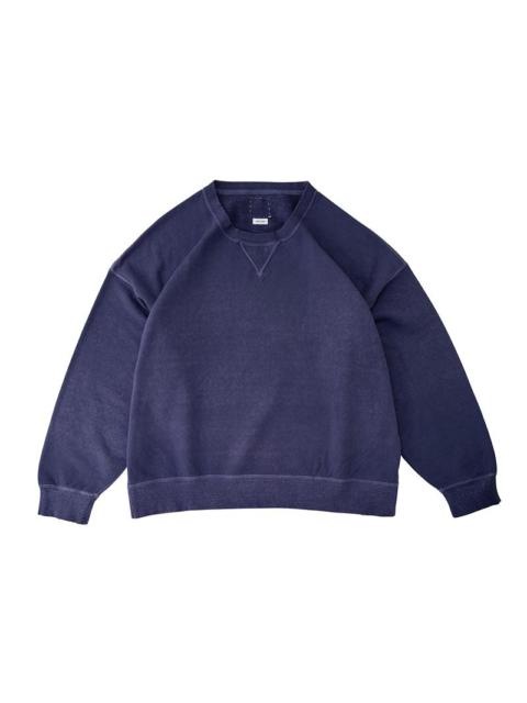 AMPLUS SWEAT L/S (UNEVEN DYE) NAVY