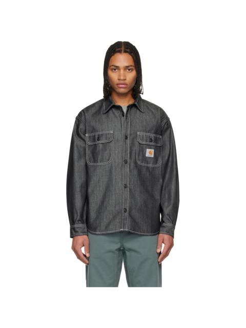 Black Tigan Denim Overshirt